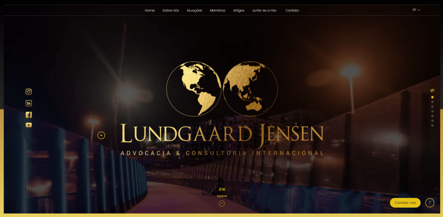 Imagem Website Profissional - Lundgaard Jensen - Escritório de Advocacia internacional-min